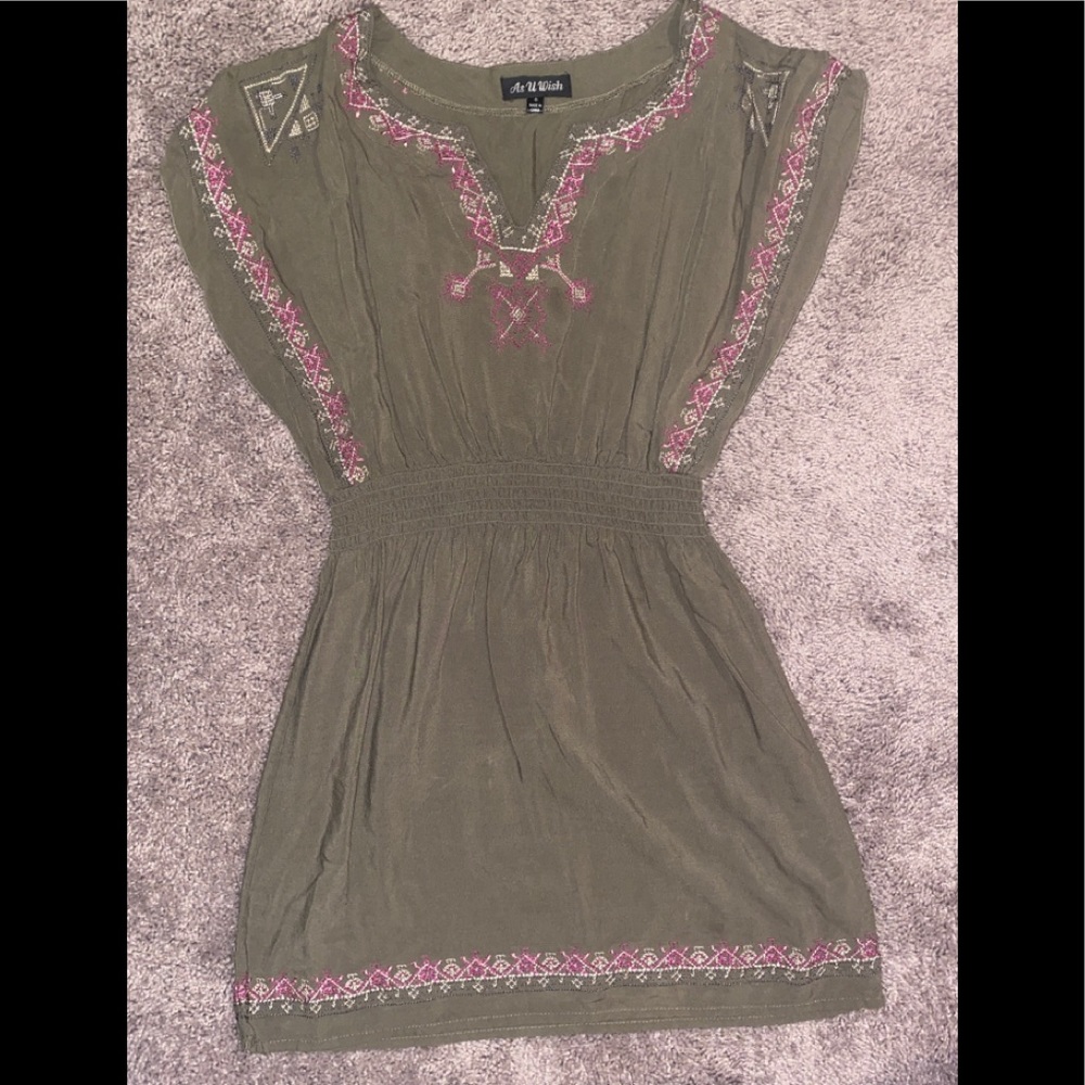 Hunter Green Casual dress Size Small